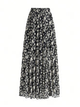 Women's Ditsy Floral A-Line Skirt, Fashion Casual Loose